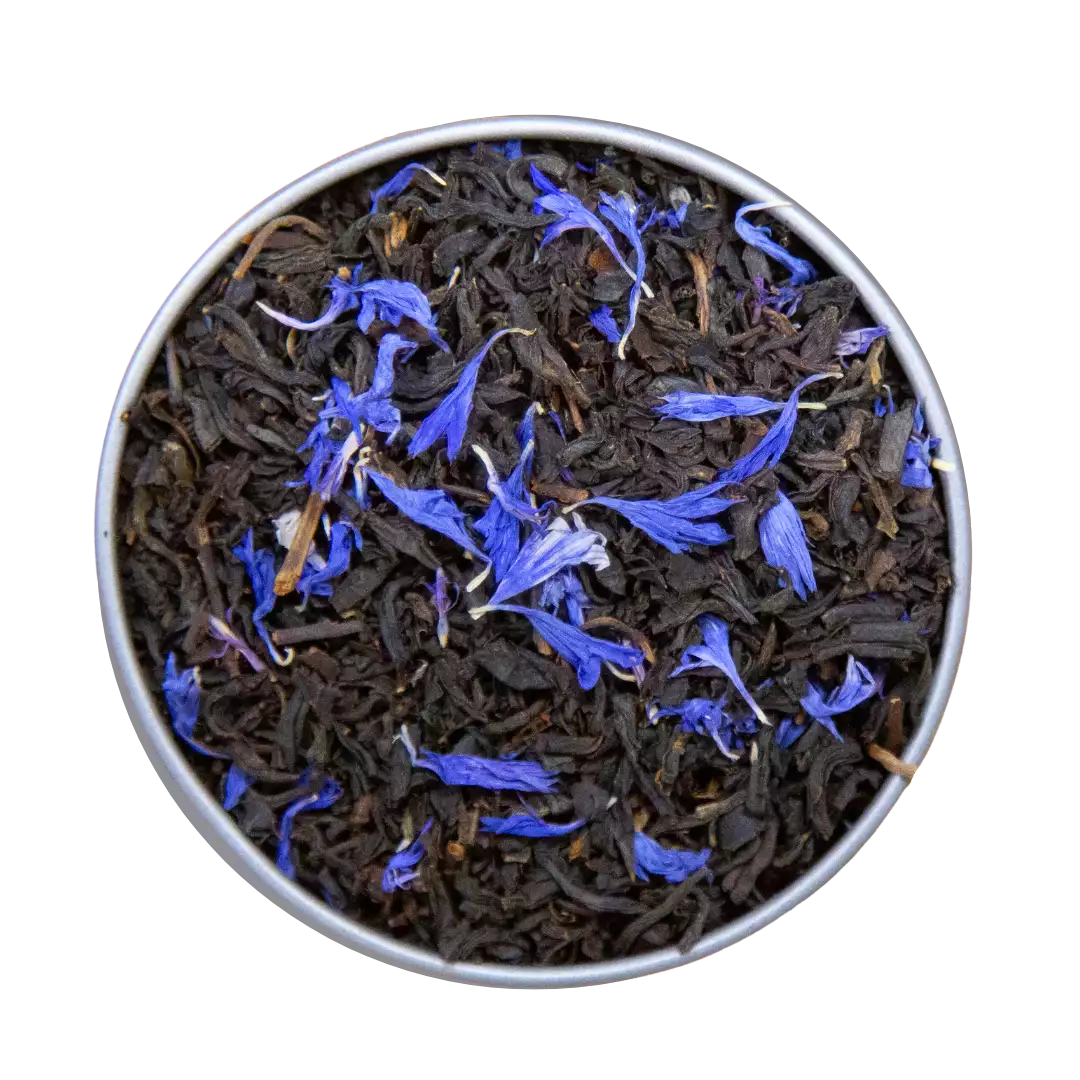 Thé noir Earl Grey Fleurs Bleues Christine Dattner